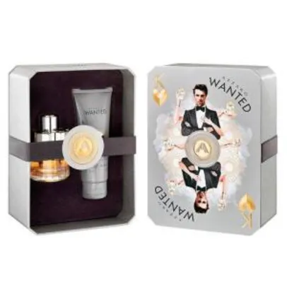 Azzaro Wanted Kit: Perfume + Shampoo para Cabelo e Corpo R$186