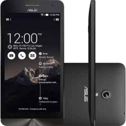 [Americanas] Smartphone Asus ZenFone 6 Dual Chip Android 4.4 Tela 6" 16GB 3G Wi-Fi Câmera 13MP - R$728