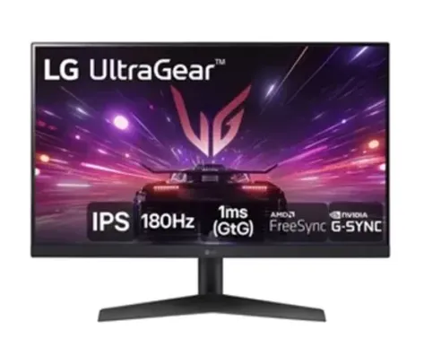 Monitor FULL HD 24&quot; LG Gamer 24GS60F-B | Led, IPS, AMD FREESYNC, HDMI, 180Hz