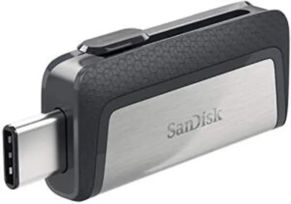 Pen Drive SanDisk p/ Smartphone Ultra Dual Drive USB Type C / USB 3.1 32GB | R$ 75