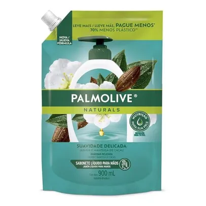 Palmolive Sabonete Líquido 900ML Para As Mãos Naturals Suavidade Delicada