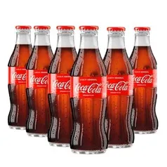 Pack de Coca Cola Original Vidro 250ml 12 unidades