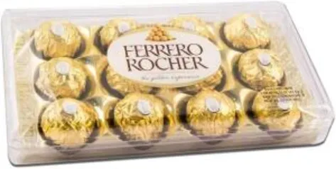 FERRERO ROCHER COM 12 UN R$24