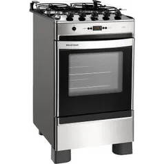 [Cashback R$ 200/ AME R$ 1169 ] Fogão Brastemp 4 Bocas BFO4T Inox | R$ 1299