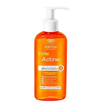 [PRIME] Actine Sabonete Líquido + Vit C, pele oleosa a acneira, Darrow - 140g Laranja