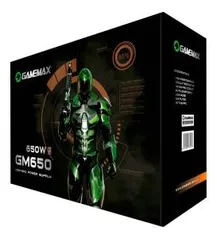 Fonte De Alimentacao Preta 650w Gamemax Gm650 80 Plus Bronze - R$ 417