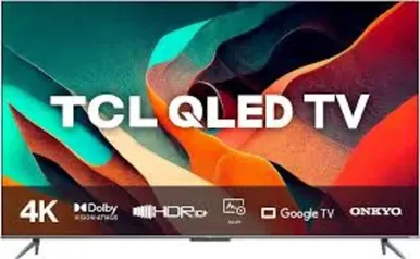 Smart TV TCL QLED 55" 4K Wi-Fi Google TV com Comando de Voz 55C635