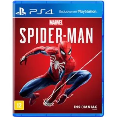 [AME 69,99]Game Marvel's Spider-Man - PS4 - R$80
