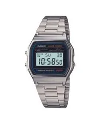 Relógio digital Casio Vintage Unissex - Prateado | R$ 142