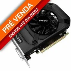 PLACA DE VÍDEO PNY GEFORCE GTX 1050 TI 4GB GDDR5 - R$ 747