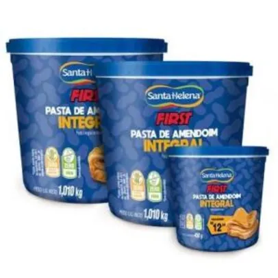 Combo Pasta de Amendoim Santa Helena (3 unid) | R$27