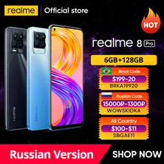 Celular Realme 8 Pro 6/128 | R$1.192