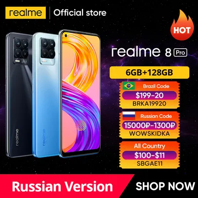 Celular Realme 8 Pro 6/128 | R$1.192