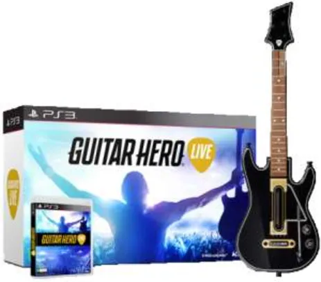 [Saraiva] Guitar Hero Live Bundle (PS3) - R$225