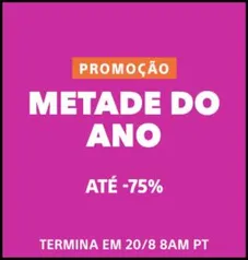 Promoção PSN METADE DO ANO até 75%