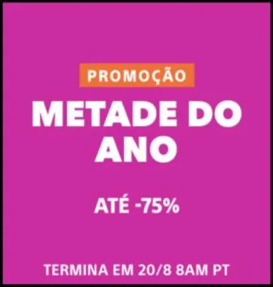 Promoção PSN METADE DO ANO até 75%