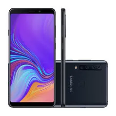 Smartphone Samsung Galaxy A9 128GB Preto 4G Tela 6.3" Câmera Quadrupla 24MP Selfie 24MP | R$1.699