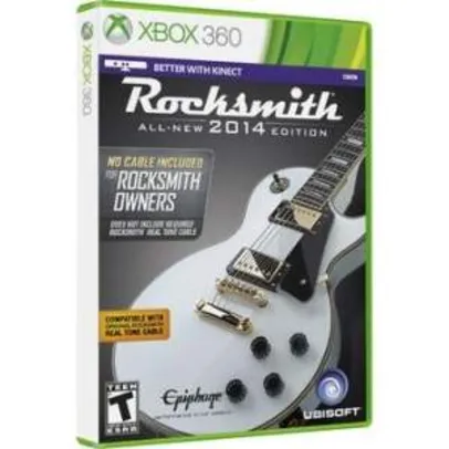 [Walmart] Rocksmith 2014 para XBOX 360 por R$39 