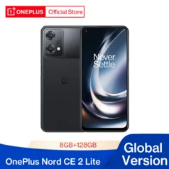 Smartphone Oneplus nord ce 2 lite/snapdragon 695 5g/8gb 128gb/carregador 33w carga rápida/tela 120hz