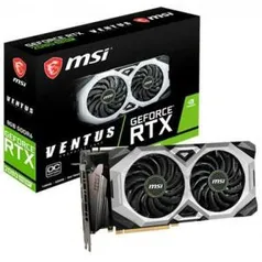 Placa de Vídeo MSI NVIDIA GeForce RTX 2080 Super Ventus XS OC, 8GB, GDDR6