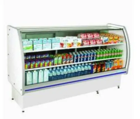 Balcão Refrigerado 1,80 m Superpop Vidro Curvo Basefrio por R$ 799