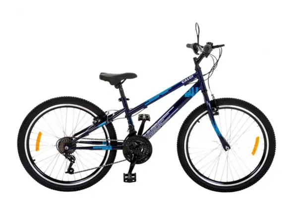 Bicicleta Aro 24 Caloi 2021 MAX T13R24V21 Aço - Freio V-Brake 21 Marchas