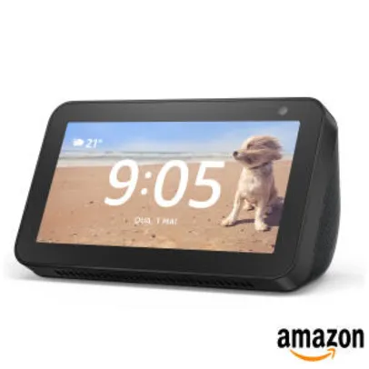 ECHO SHOW 5 Smart Speaker Amazon com Tela 5.5" e Alexa R$400