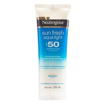 Protetor Solar Sun Fresh Aqua Light FPS 50, Neutrogena, 200ml R$49