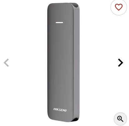 SSD Portatil Hiksemi Elite, 2TB, USB-C, Cinza, HS-ESSD-ELITE-2T