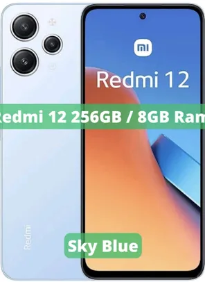 Saindo por R$ 739,99: Celular Xiaomi Redmi 12 256GB / 8 GB RAM | Câmera 50MP , Processador Helio G88, | Pelando