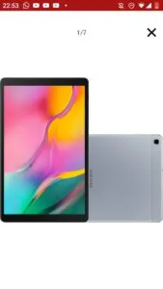 Tablet Galaxy TAB A 10,5" 2019 32GB - R$1.019