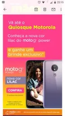 [Lojas Físicas Motorola] Esmalte Impala Lilac de brinde nas lojas da Motorola