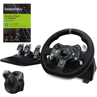 Volante Logitech G920 + Cambio Driving Force Shifter