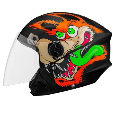 Capacete Moto Aberto Pro Tork New Liberty 3 Coyote Viseira Cristal Fosco