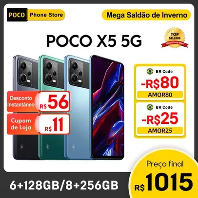 Smartphone Poco X5 8GB 256GB