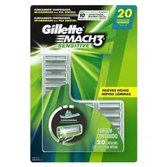 Carga Gillette Mach 3 - 20 unidades