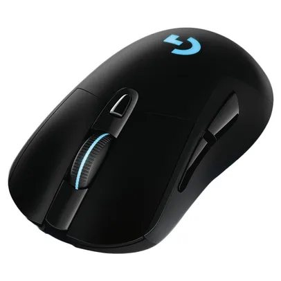 Mouse Gamer Sem Fio Logitech G703 LIGHTSPEED RGB LIGHTSYNC, 6 Botões Programáveis, HERO 25K, Recarregável, Compatível POWERPLAY - 910-005639