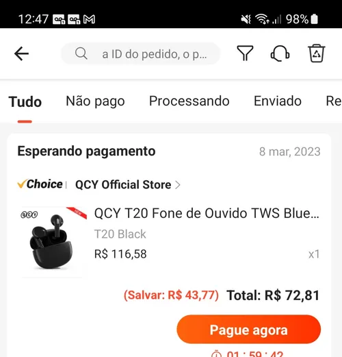 Imagen na descrição da promoção