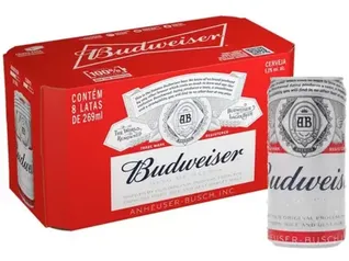 Cerveja Budweiser American Lager 8 Unidades 269ml (R$ 2,20 a unidade)