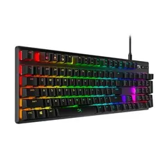 (APP) Teclado Mecânico Gamer HyperX Alloy Origins, RGB, Switch HyperX Blue, ABNT2 - HX-KB6BLX-BR