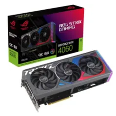 Placa de Vídeo Asus ROG Strix GeForce RTX 4060 OC Edition, 8GB, GDDR6, DLSS, Ray Tracing, 90YV0JB0-M0NA00