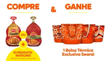 Compre Produtos Seara e Ganhe uma Bolsa Térmica Exclusiva