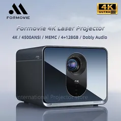 [NO BRASIL] Projetor Formovie X5 Laser Intelligent 4k, 4500 Anis Lumens