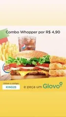 [FORTALEZA] R$25 OFF em Pedidos Acima de R$30 no Burger King app Glovo