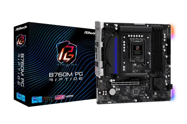 Placa Mae AsRock B760M PG Riptide, DDR5, Socket LGA 1700, M-ATX