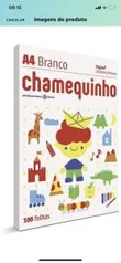 [Prime] Chamequinho Papel Sulfite, A4, 75 g, Branco, 100 folhas