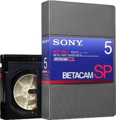 Fita Cassette Sony Bct-5Ma Betacam Sp Vídeo 5 Minutos