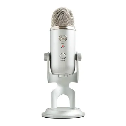 Microfone Condensador Blue Yeti Silver, 988-000103