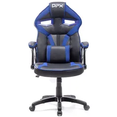 [ 70% SUPER CAÇADOR R$62,00 ]Cadeira Gamer Azul Giratória GT7 - DPX