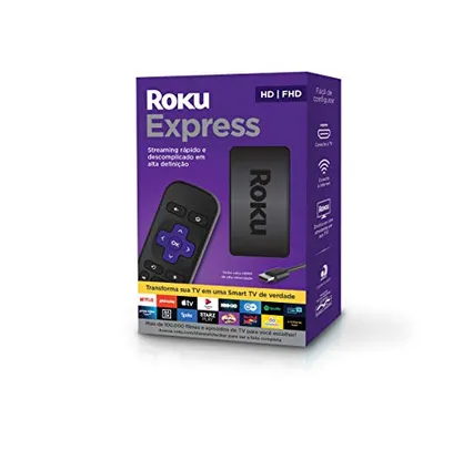 Saindo por R$ 199: (PRIME DAY) Roku Express - Streaming player Full HD | R$199 | Pelando